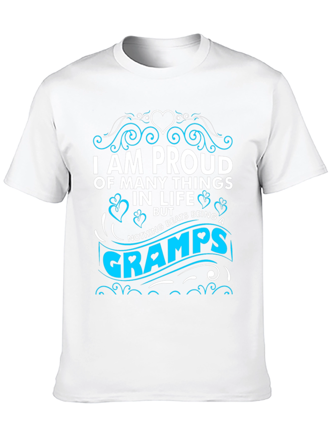 Proud Gramps T-Shirt - Stylish Grandfather Apparel