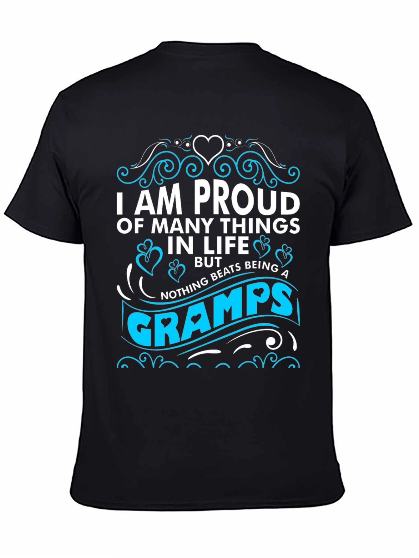 Proud Gramps T-Shirt - Stylish Grandfather Apparel