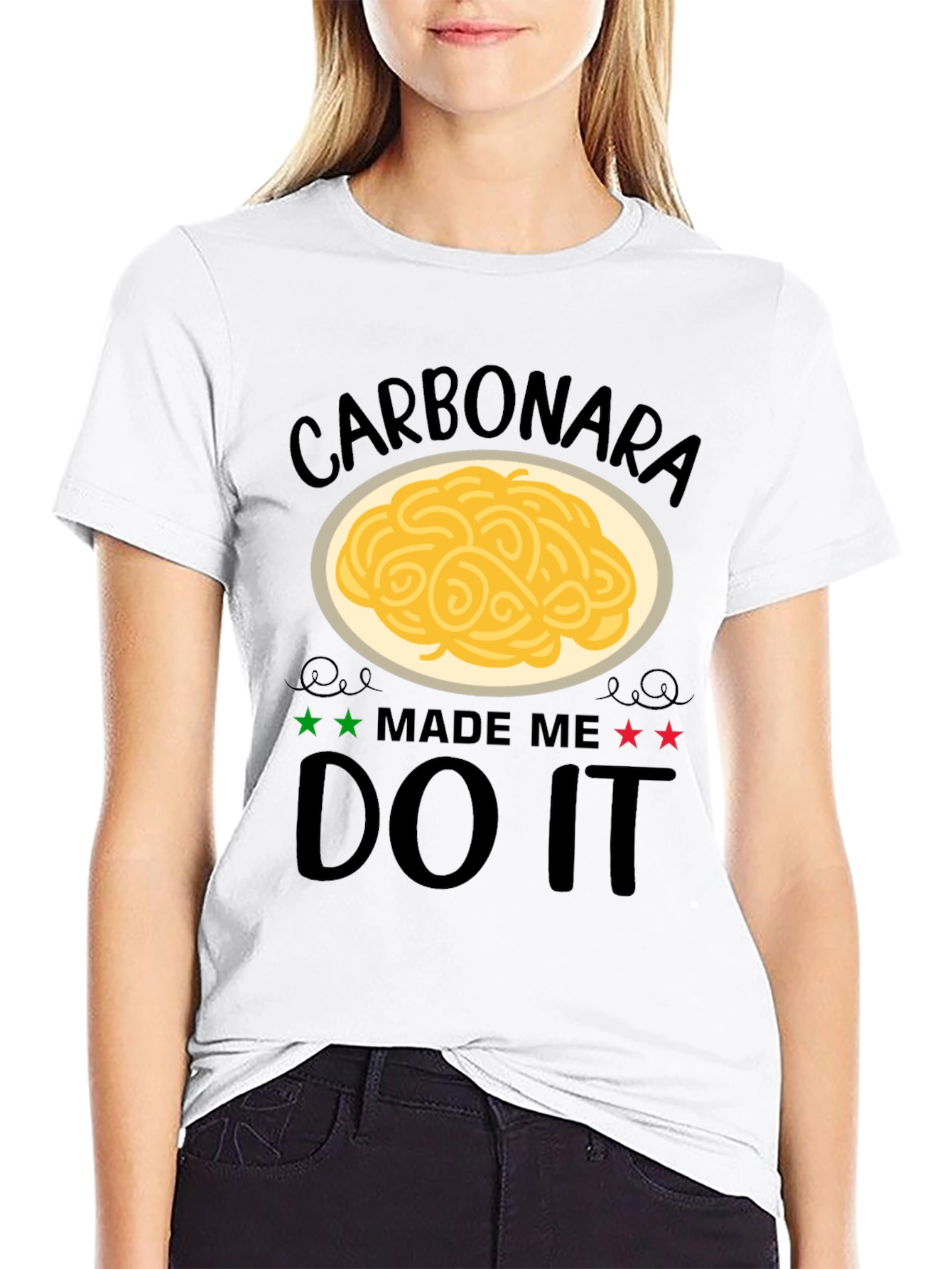 Carbonara Made Me Do It T-Shirt