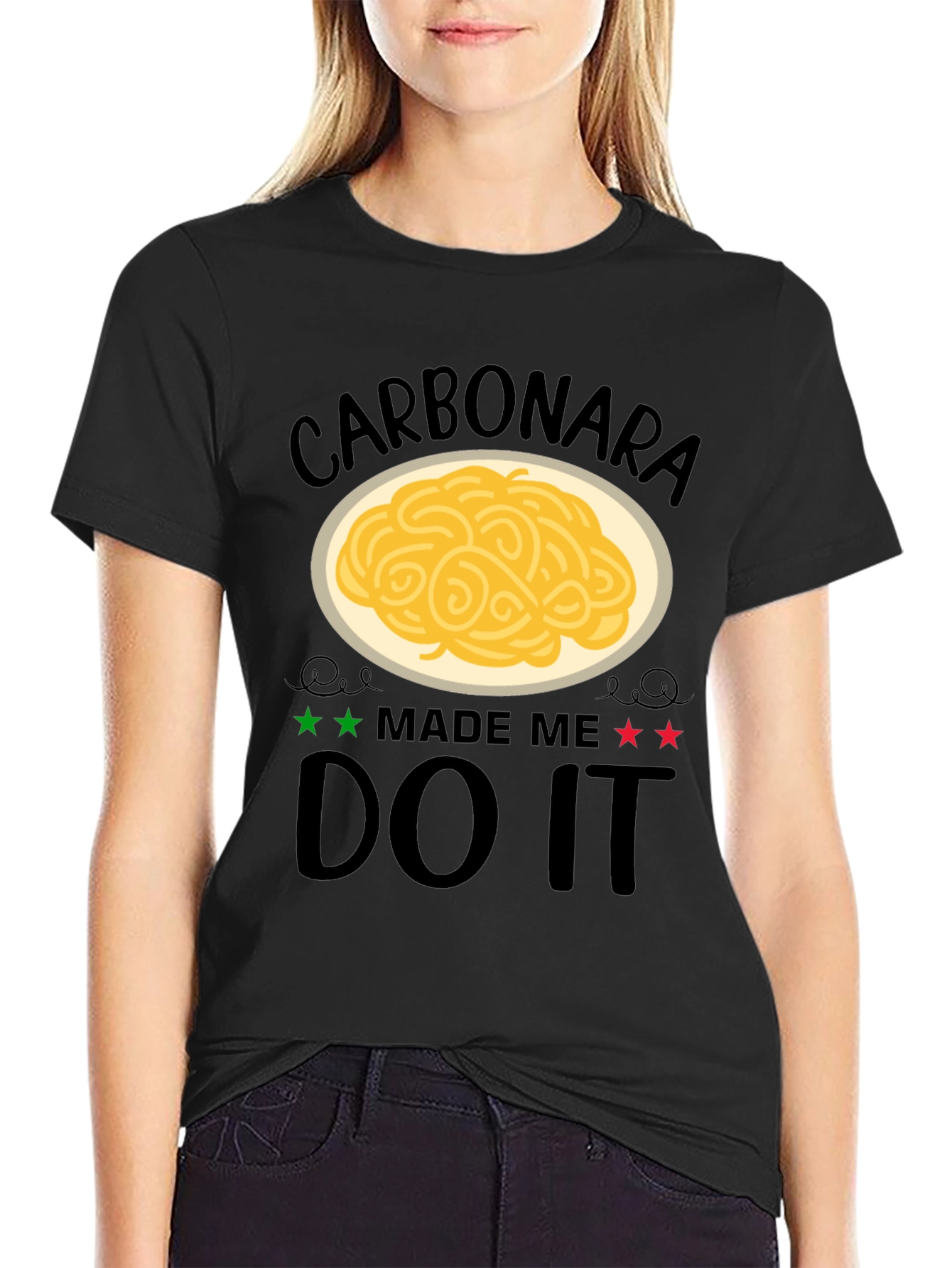 Carbonara Made Me Do It T-Shirt