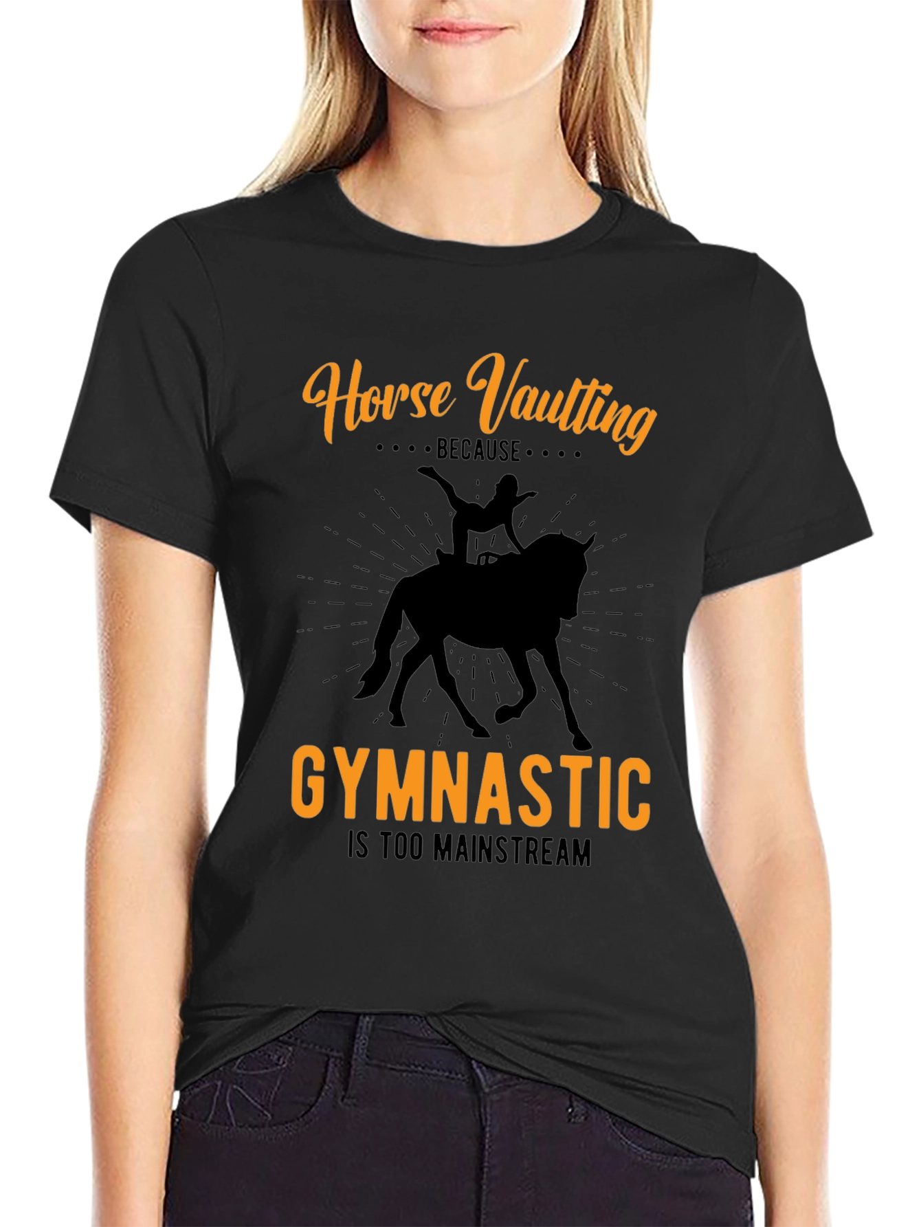 Horse Vaulting Graphic Tee