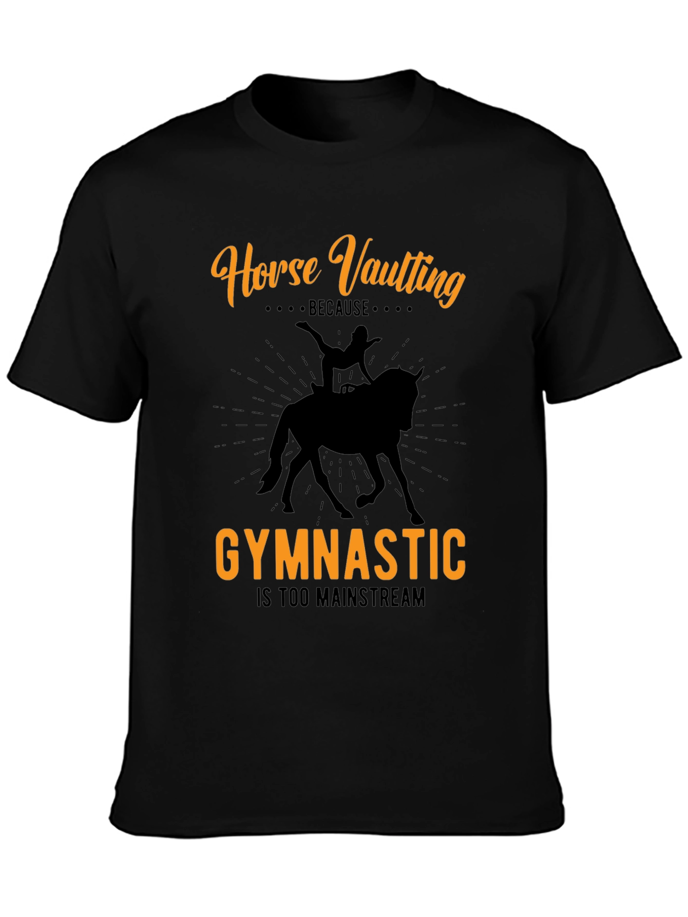 Horse Vaulting Graphic Tee
