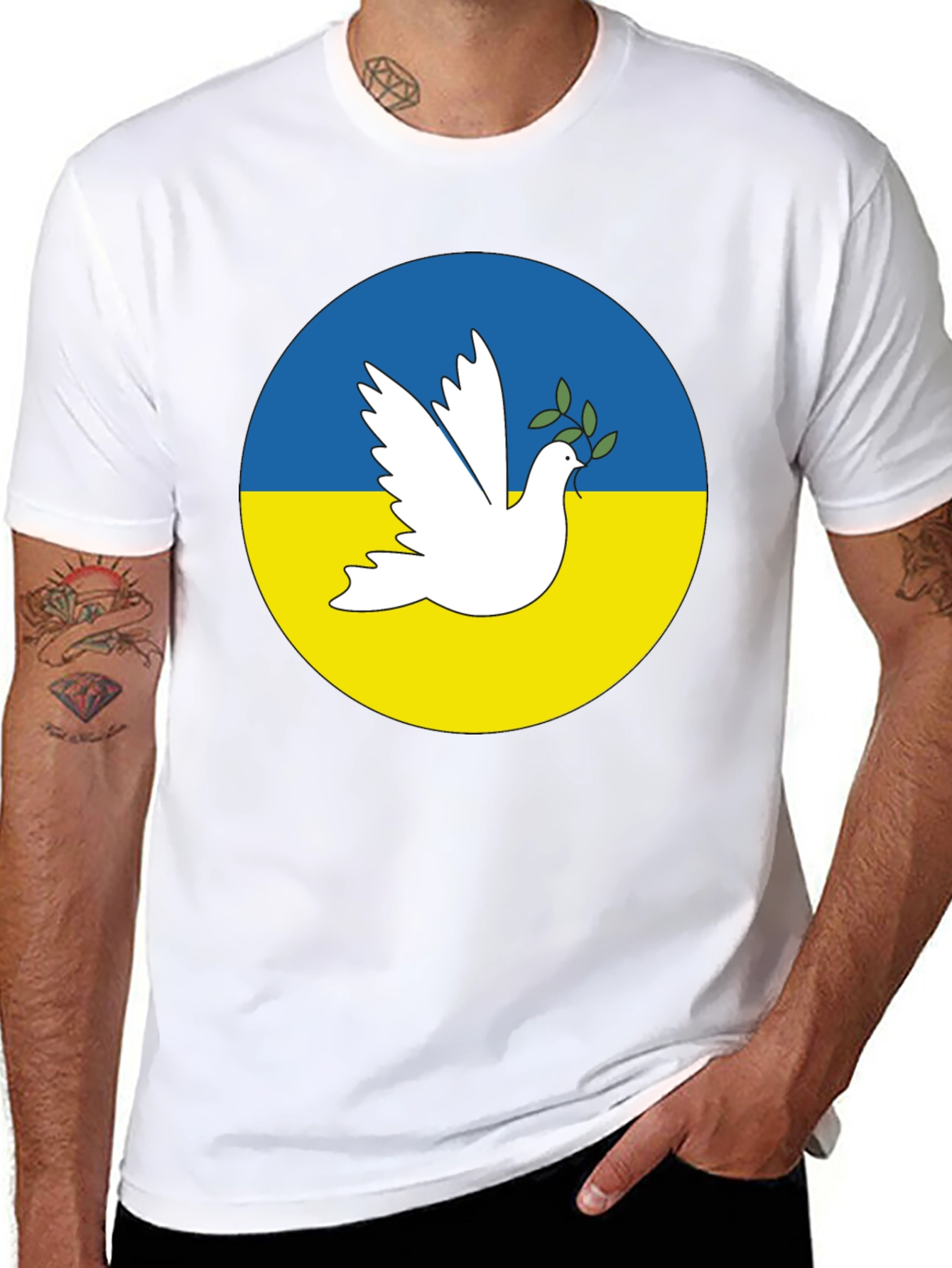 Ukraine Peace Dove T-Shirt