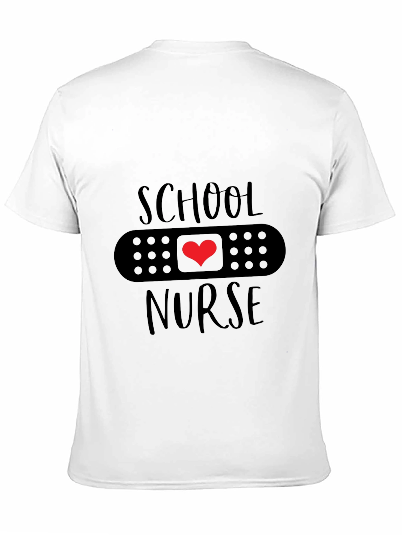 School Nurse Heart Bandage T-Shirt