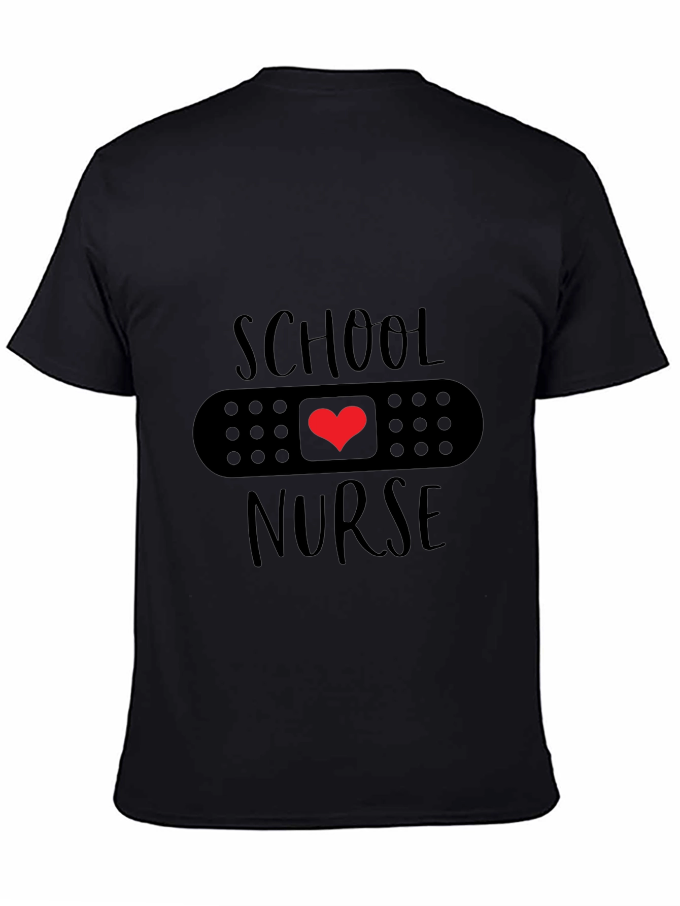 School Nurse Heart Bandage T-Shirt