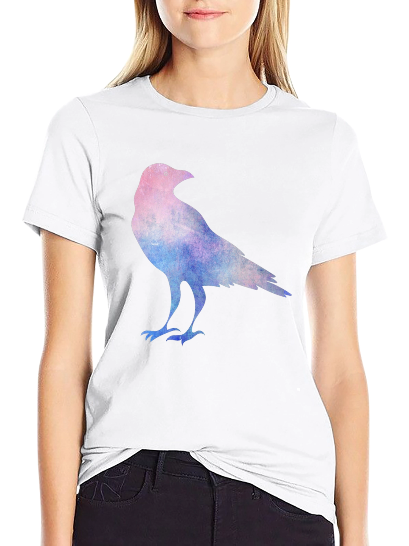Raven Graphic Tee - Cotton Blend Comfort