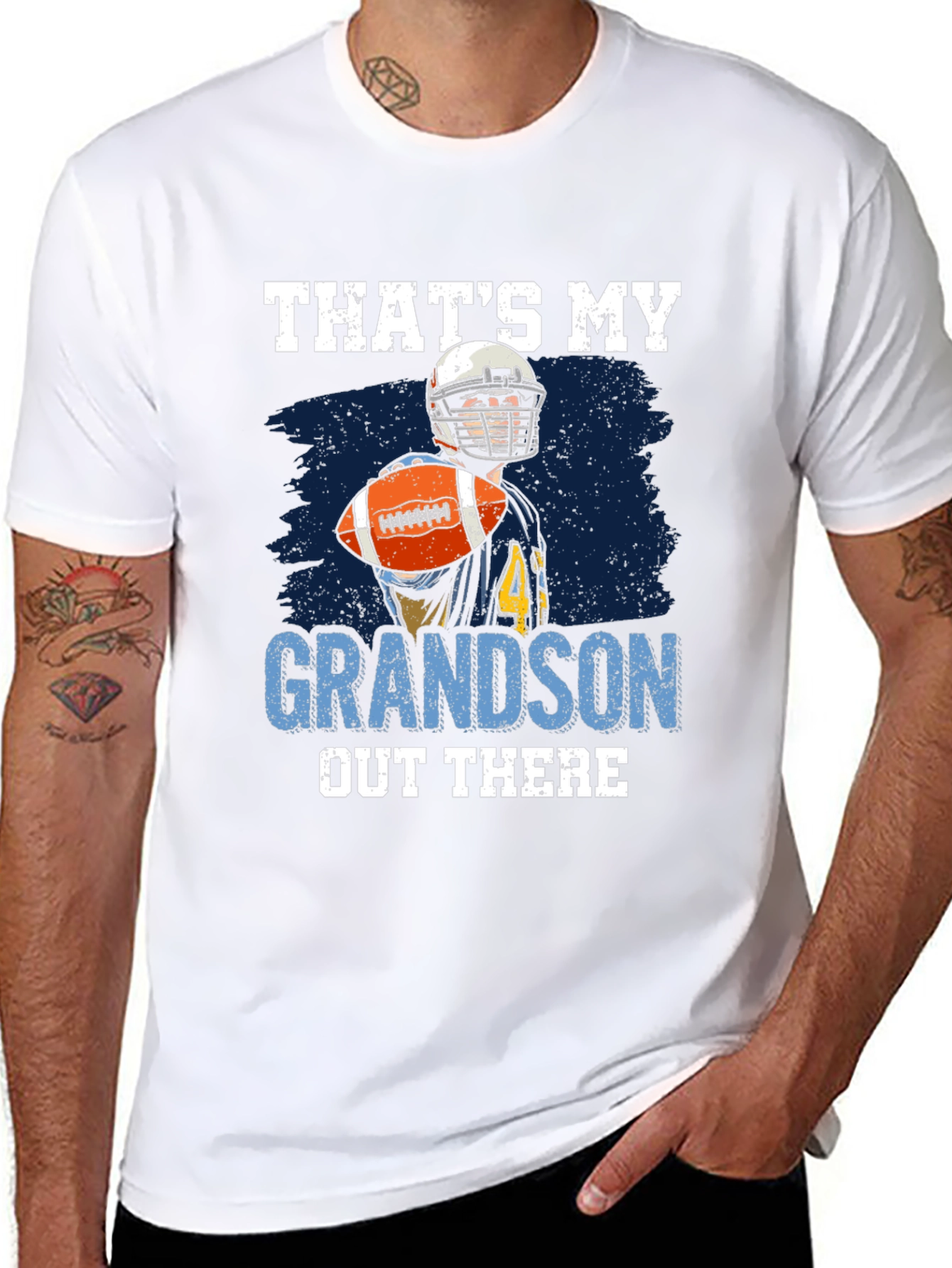 Thats My Grandson Football T-Shirt