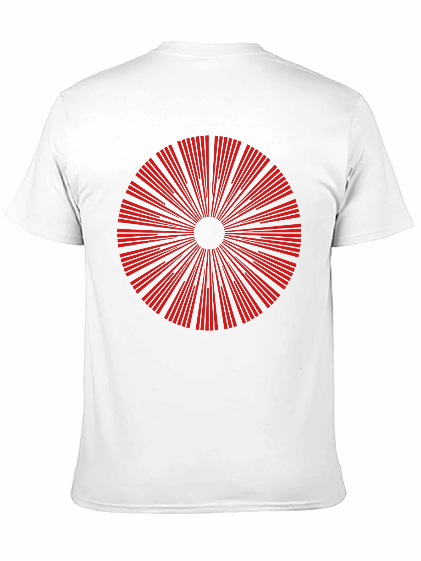 Geometric Burst Graphic Tee - Mens Black T-Shirt