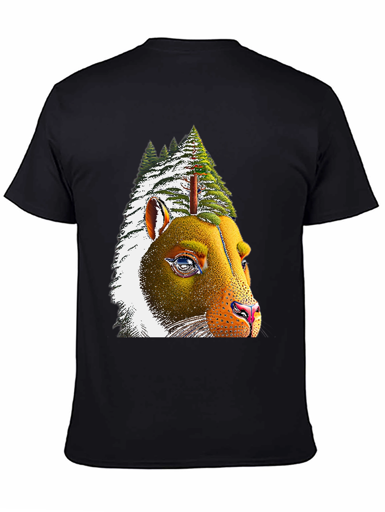 Pine Tree Bear T-Shirt - Unique Graphic Tee