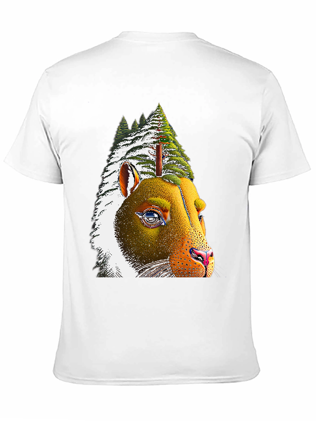 Pine Tree Bear T-Shirt - Unique Graphic Tee