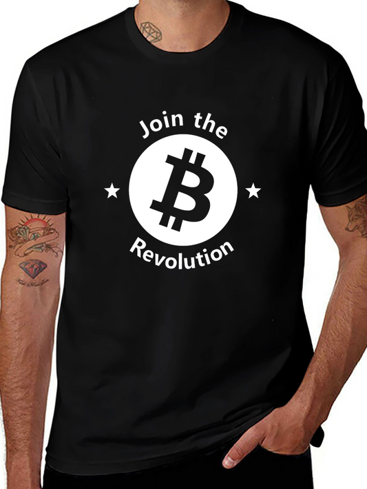 Bitcoin Revolution Graphic Tee - Black
