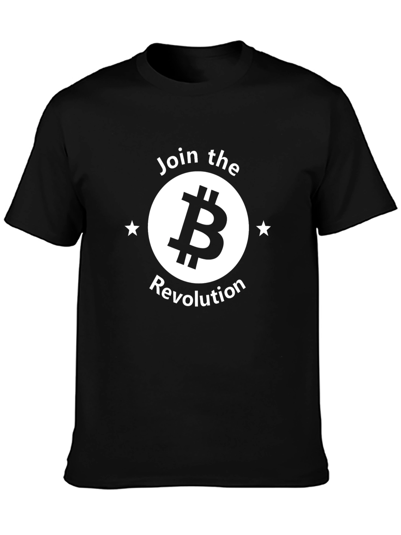 Bitcoin Revolution Graphic Tee - Black