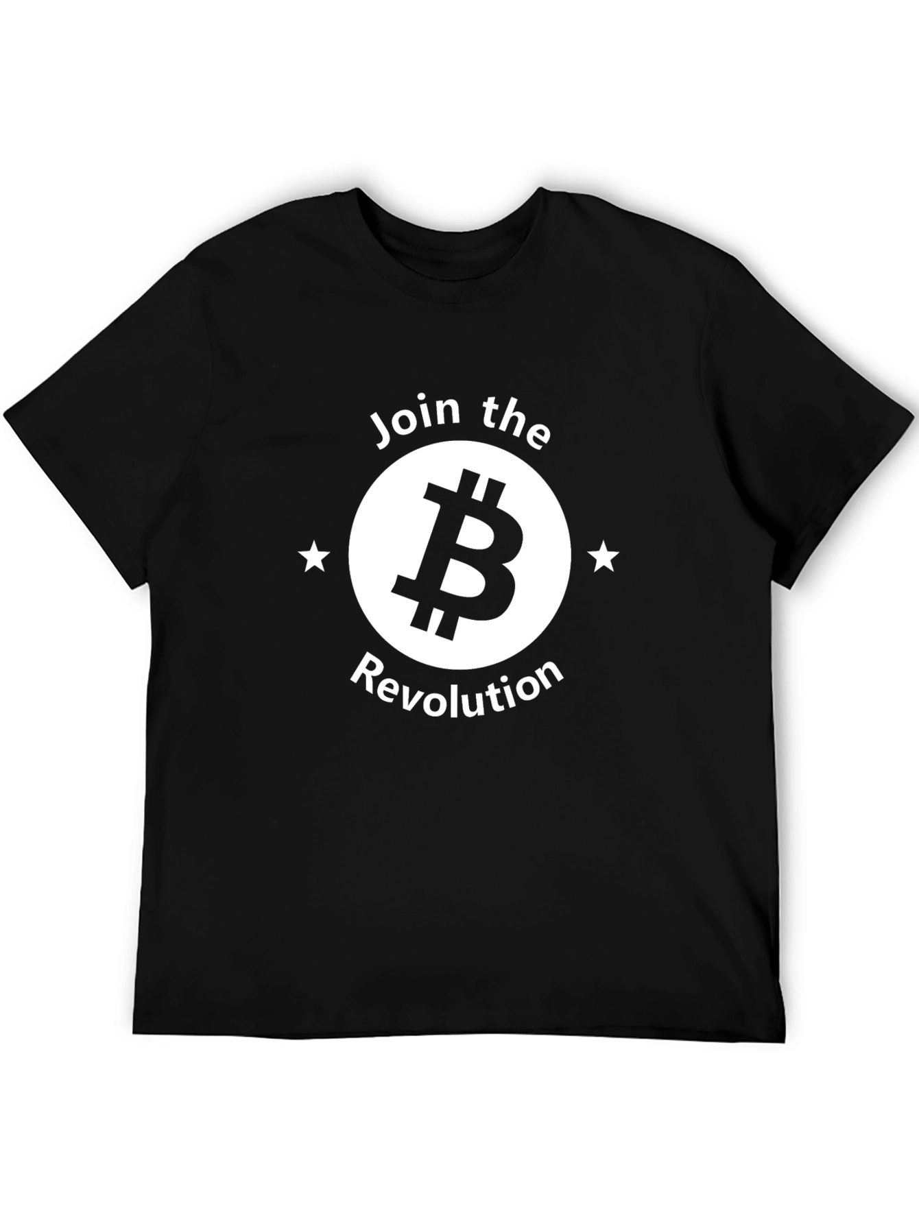 Bitcoin Revolution Graphic Tee - Black