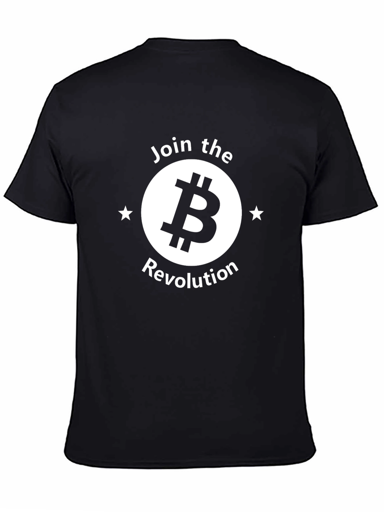 Bitcoin Revolution Graphic Tee - Black