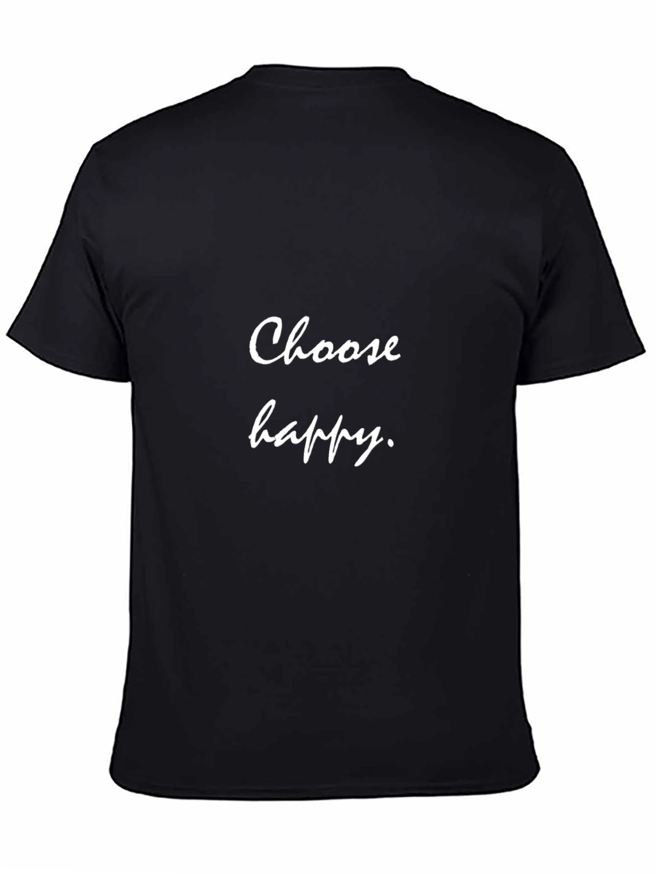 Choose Happy Black T-Shirt