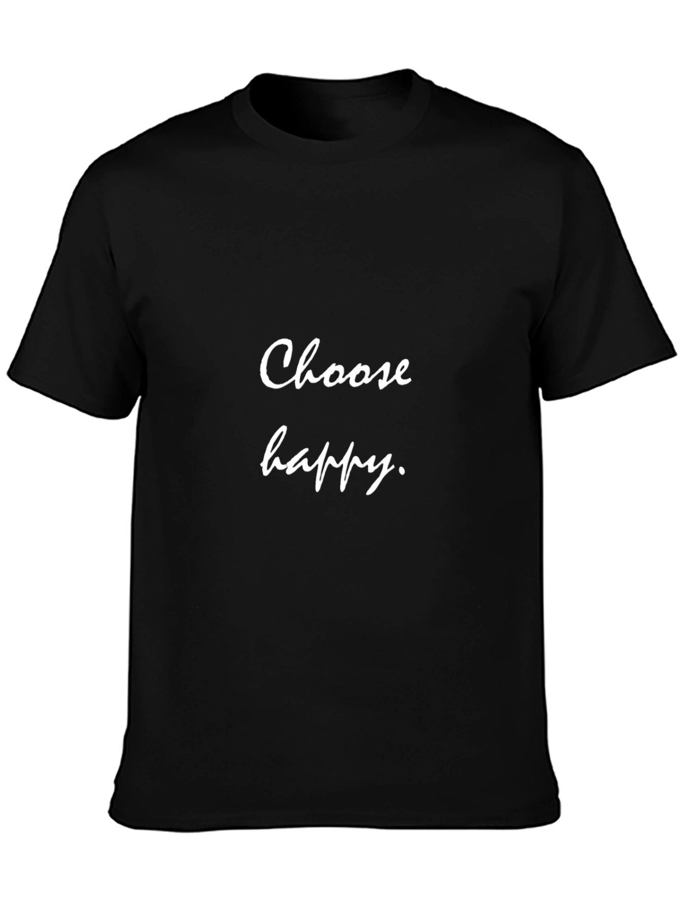 Choose Happy Black T-Shirt