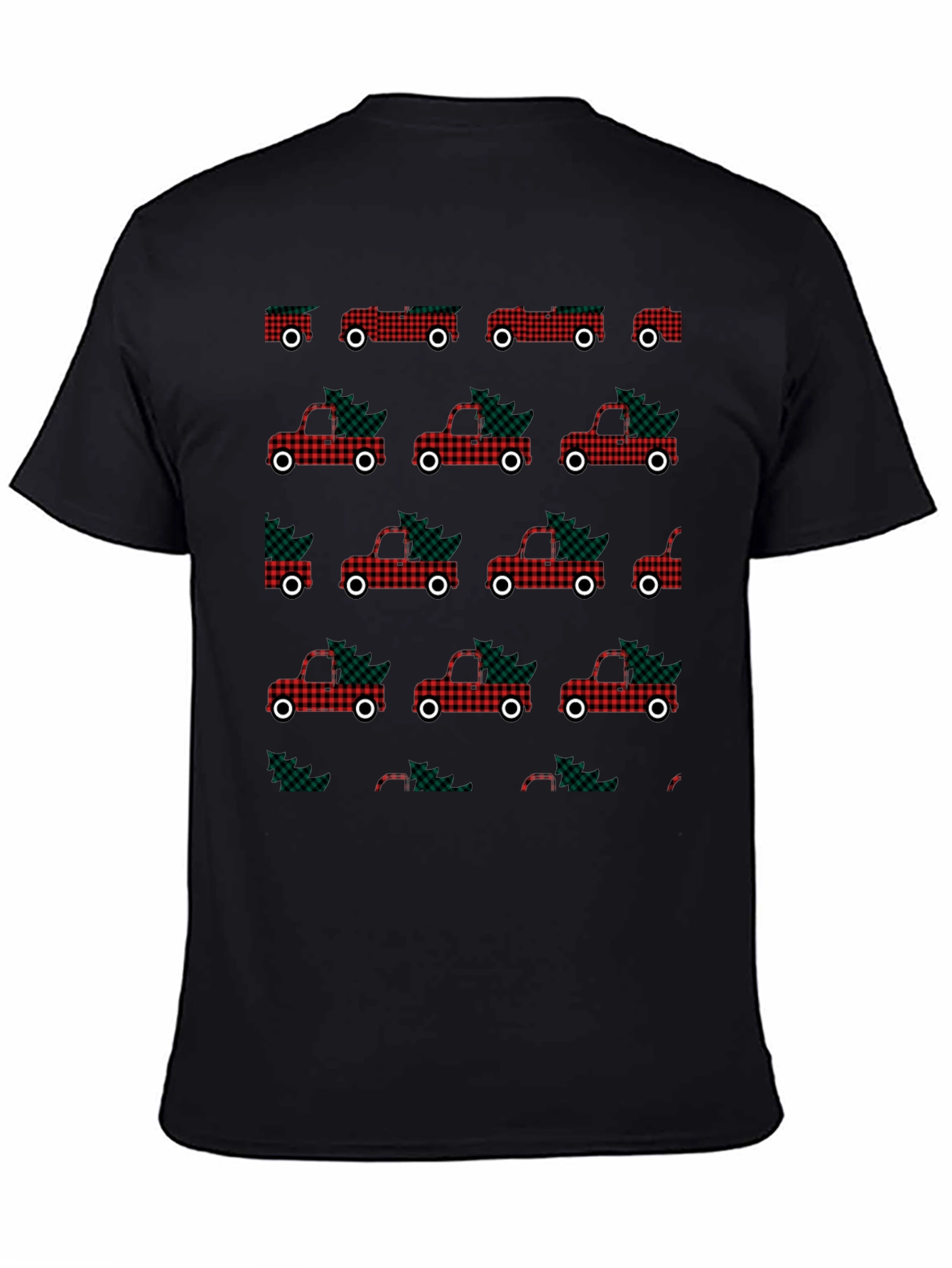Buffalo Plaid Christmas Truck T-Shirt
