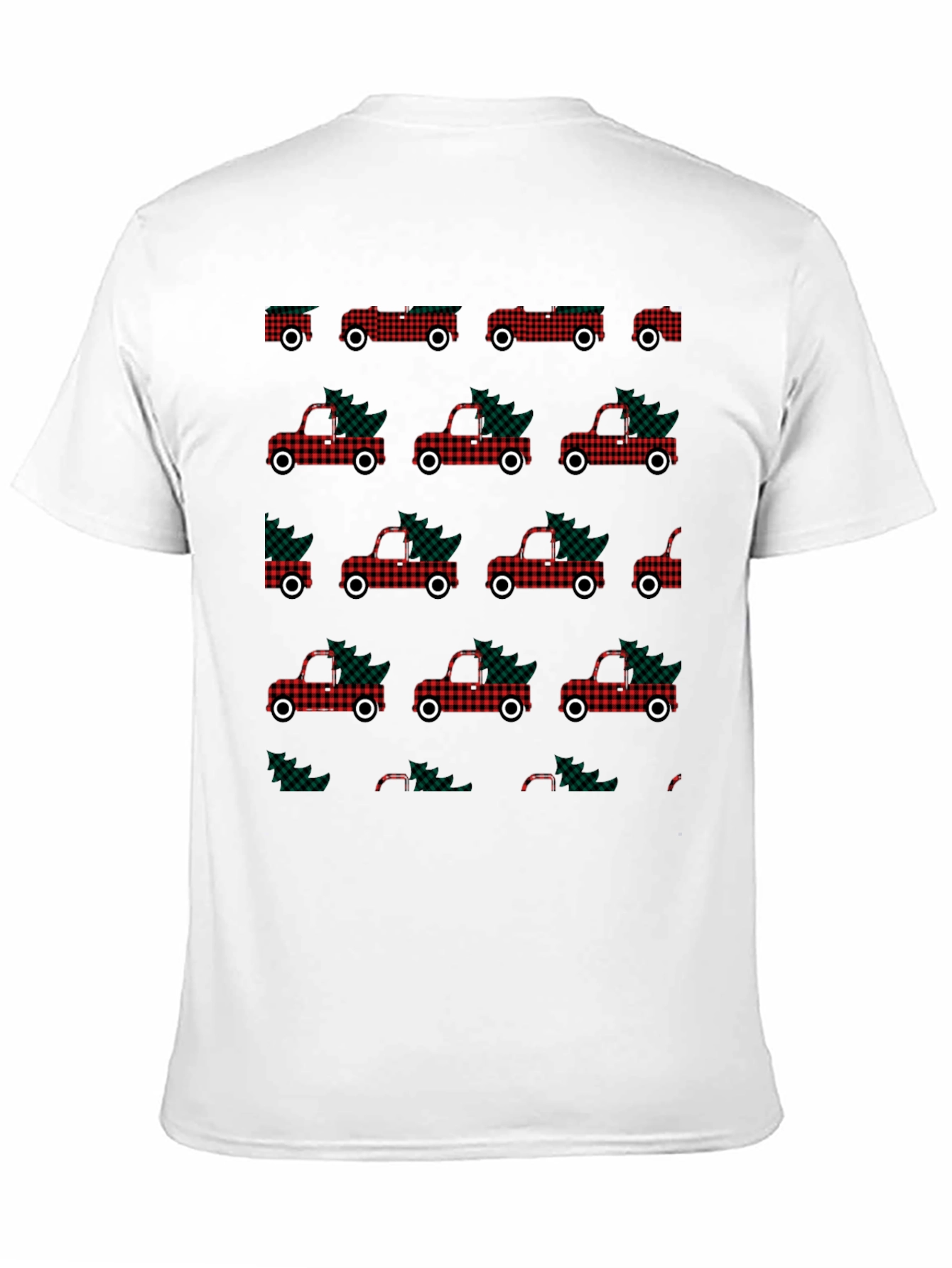 Buffalo Plaid Christmas Truck T-Shirt