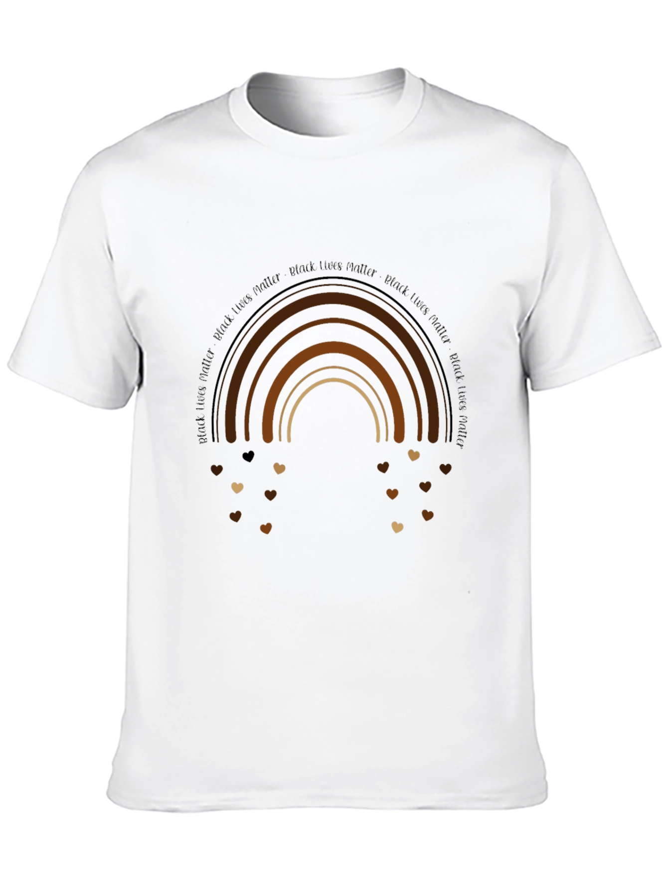 Black Lives Matter Rainbow Graphic Tee