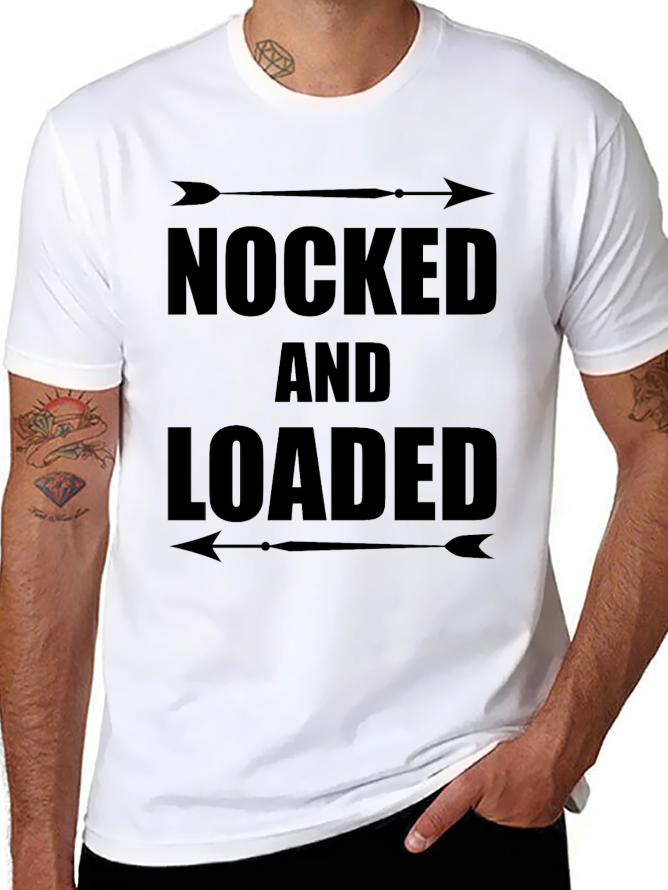 Nocked and Loaded Graphic T-Shirt Archery Tee