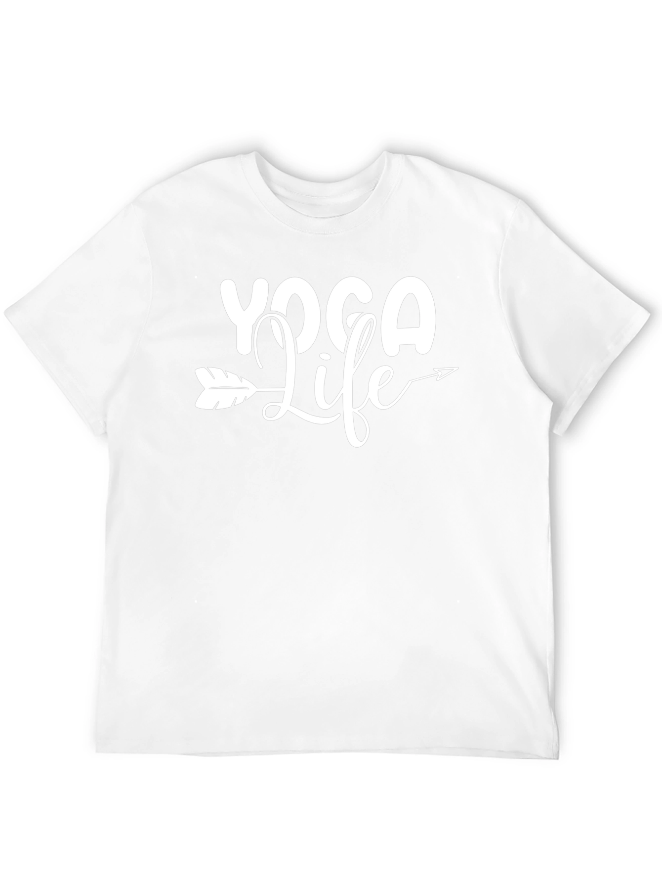 Yoga Life Black T-Shirt Arrow Graphic