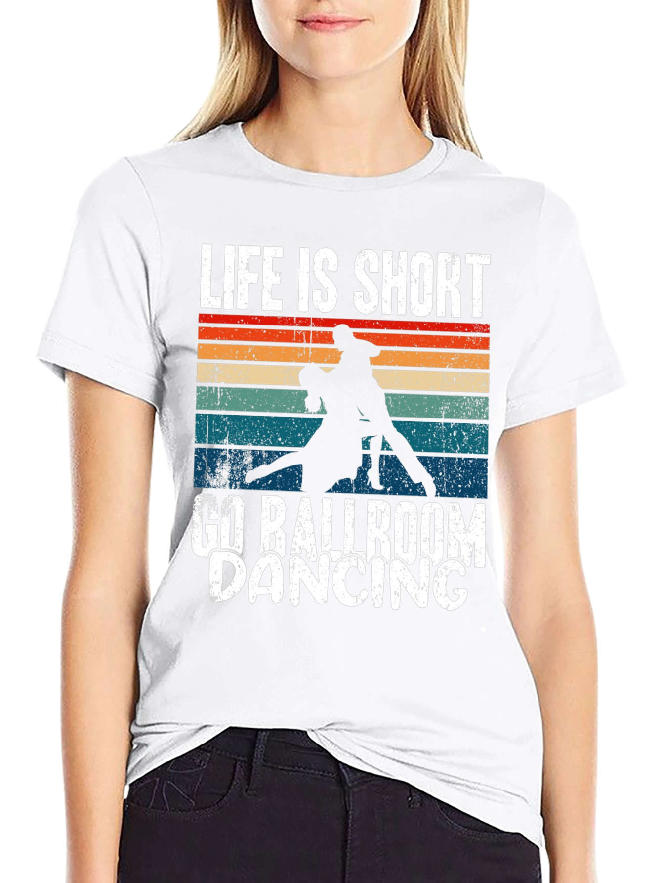 Life is Short Ballroom Dancing T-Shirt