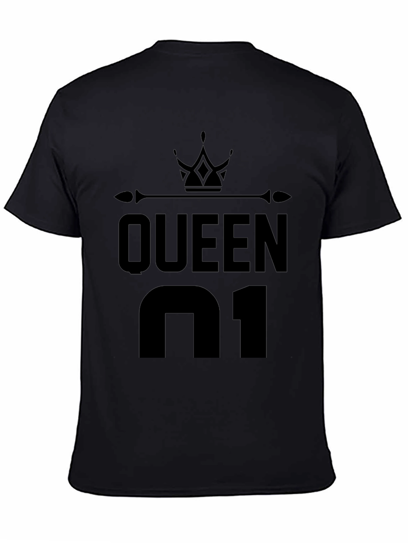 Queen N1 Black Graphic T-Shirt