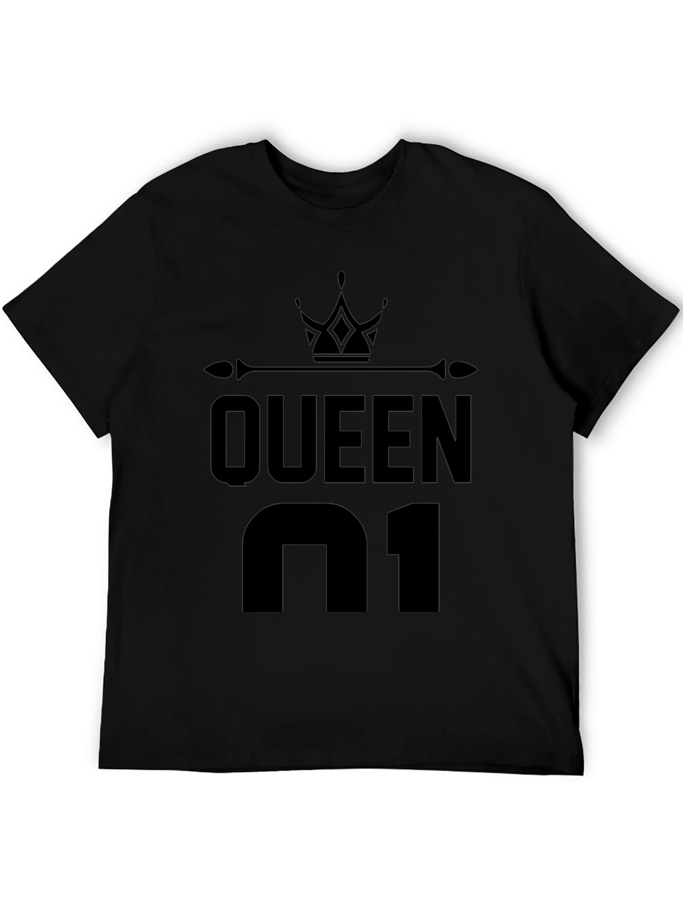 Queen N1 Black Graphic T-Shirt