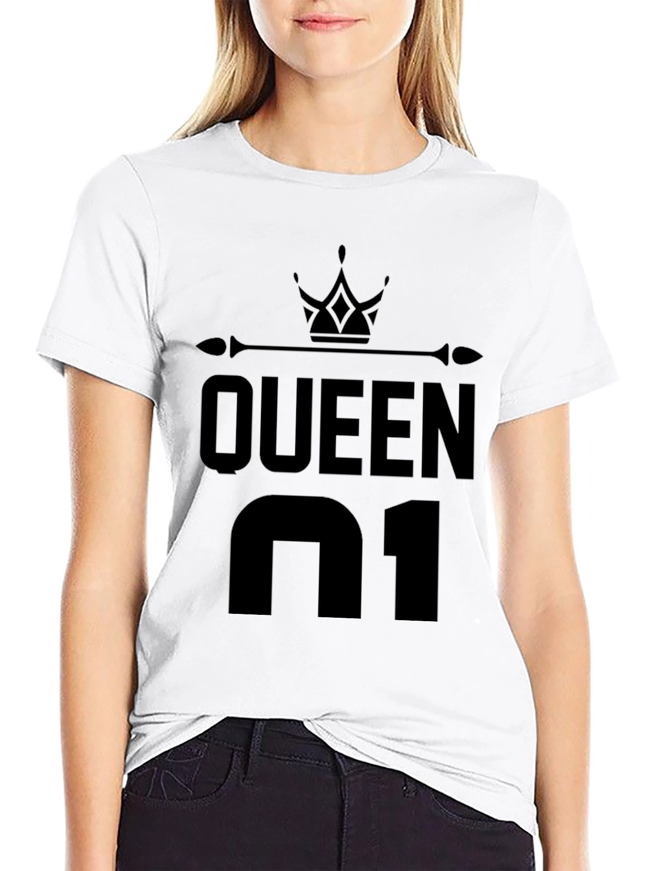 Queen N1 Black Graphic T-Shirt