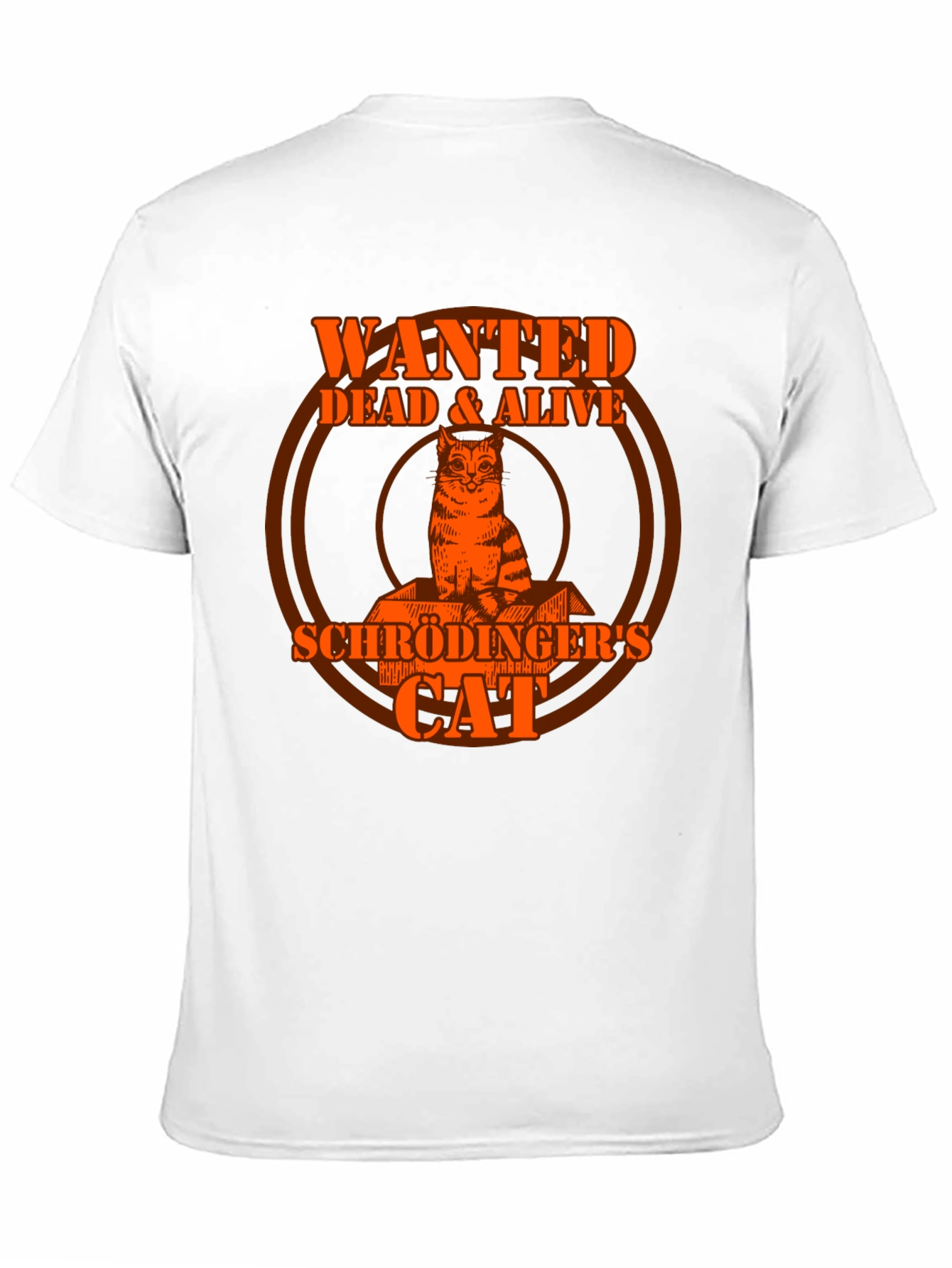 Schrödingers Cat Wanted Dead & Alive Graphic T-Shirt