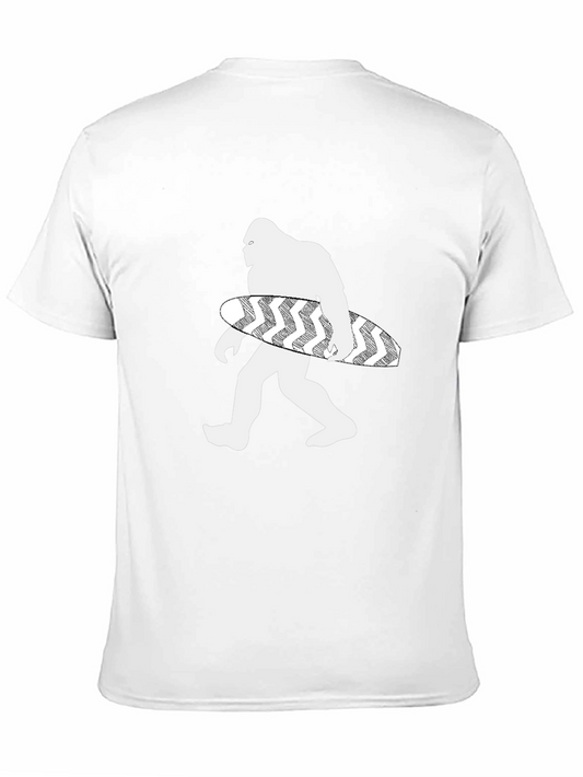 Bigfoot Surfer Graphic Tee - Black