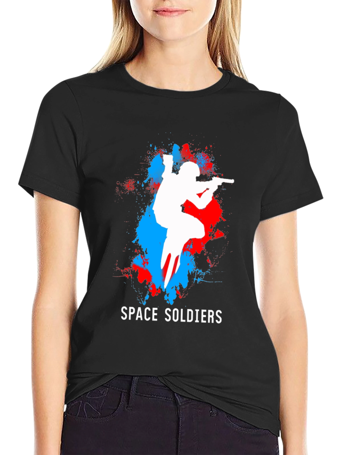 Space Soldiers Graphic T-Shirt - Cool Gamer Tee
