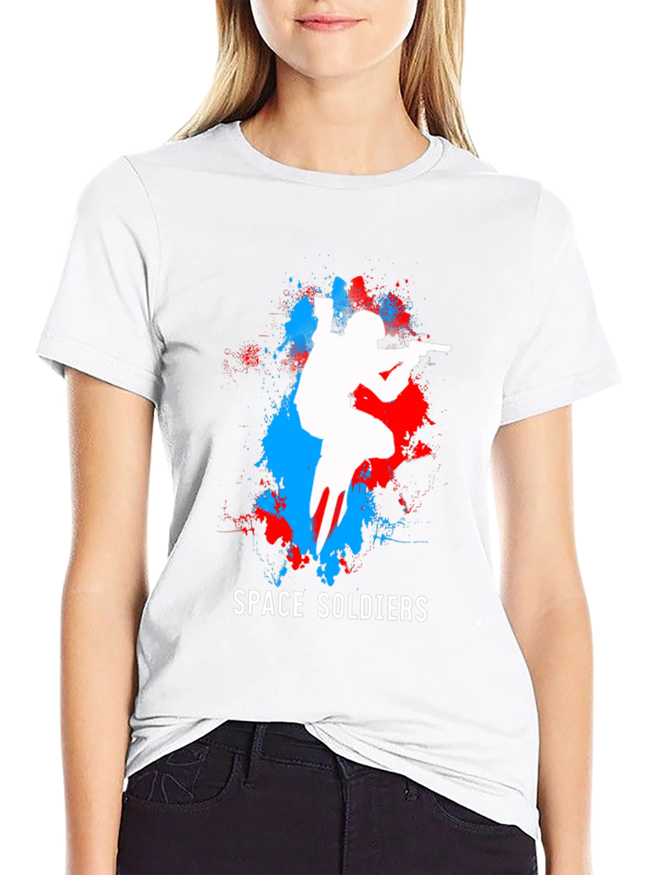 Space Soldiers Graphic T-Shirt - Cool Gamer Tee