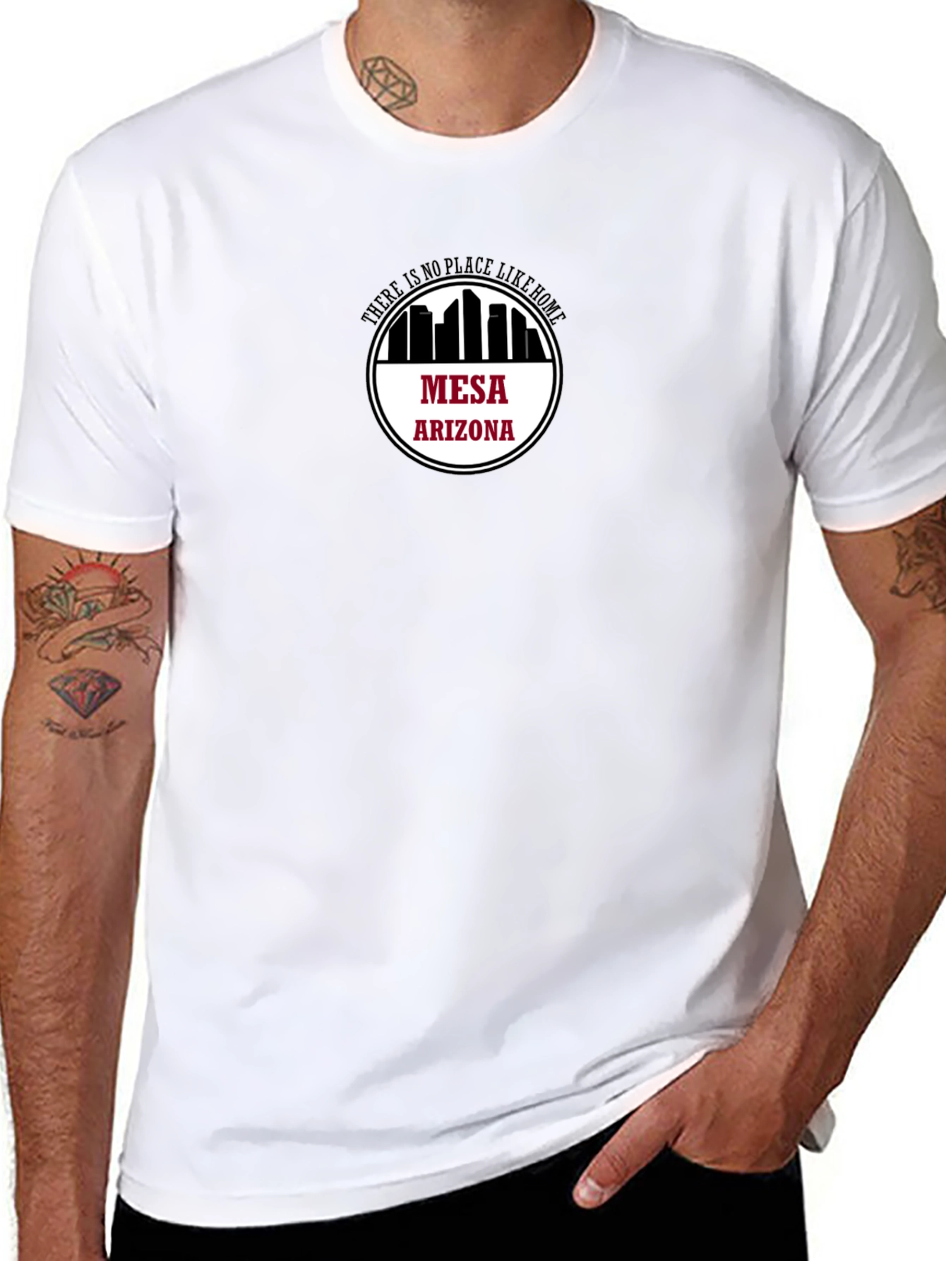 Mesa Arizona Skyline T-Shirt - City Pride Tee
