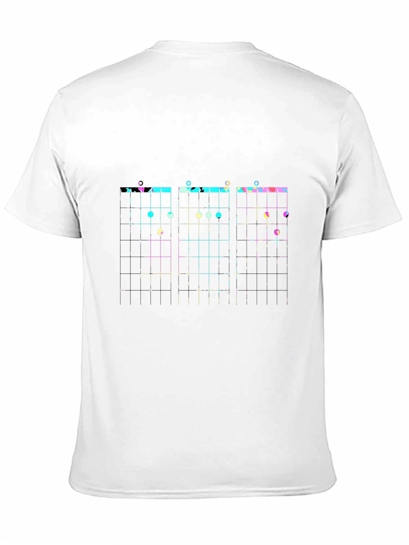 Cool Guitar Chord Chart Black T-Shirt
