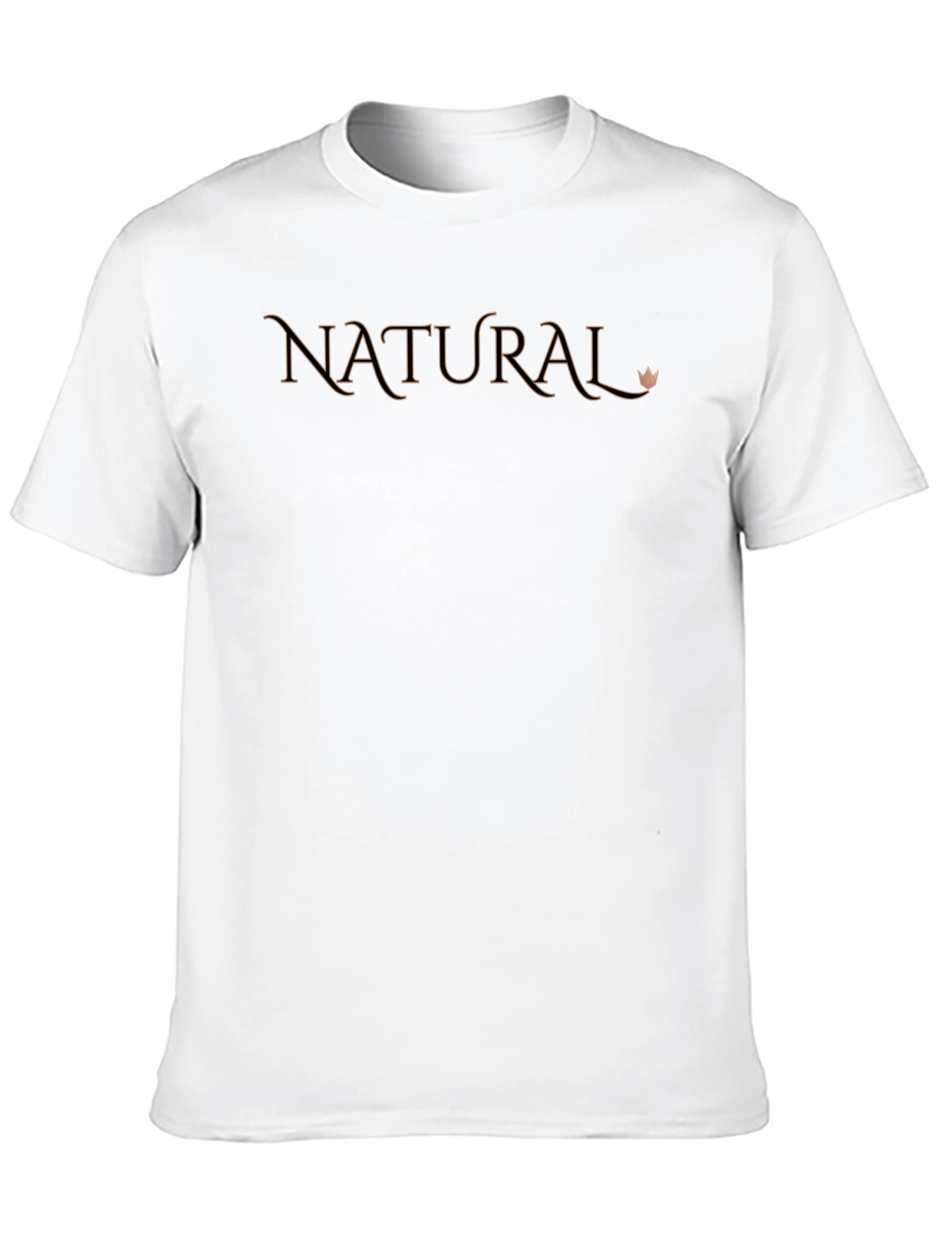 Natural Graphic Print T-Shirt - Casual Style