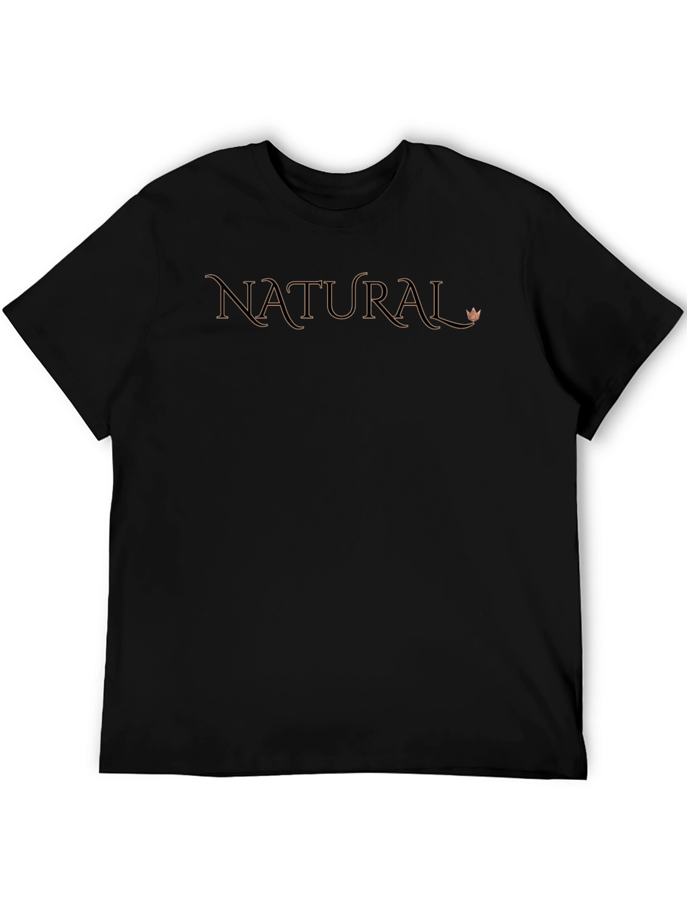 Natural Graphic Print T-Shirt - Casual Style