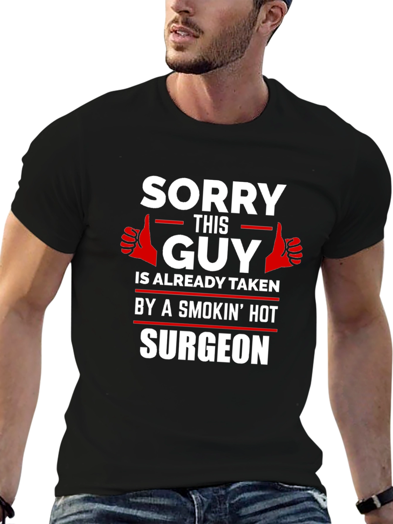 Sorry This Guy Is Taken Surgeon Graphic Tee