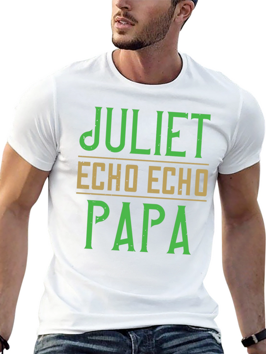 Juliet Echo Echo Papa T-Shirt - Funny Military Alphabet Tee