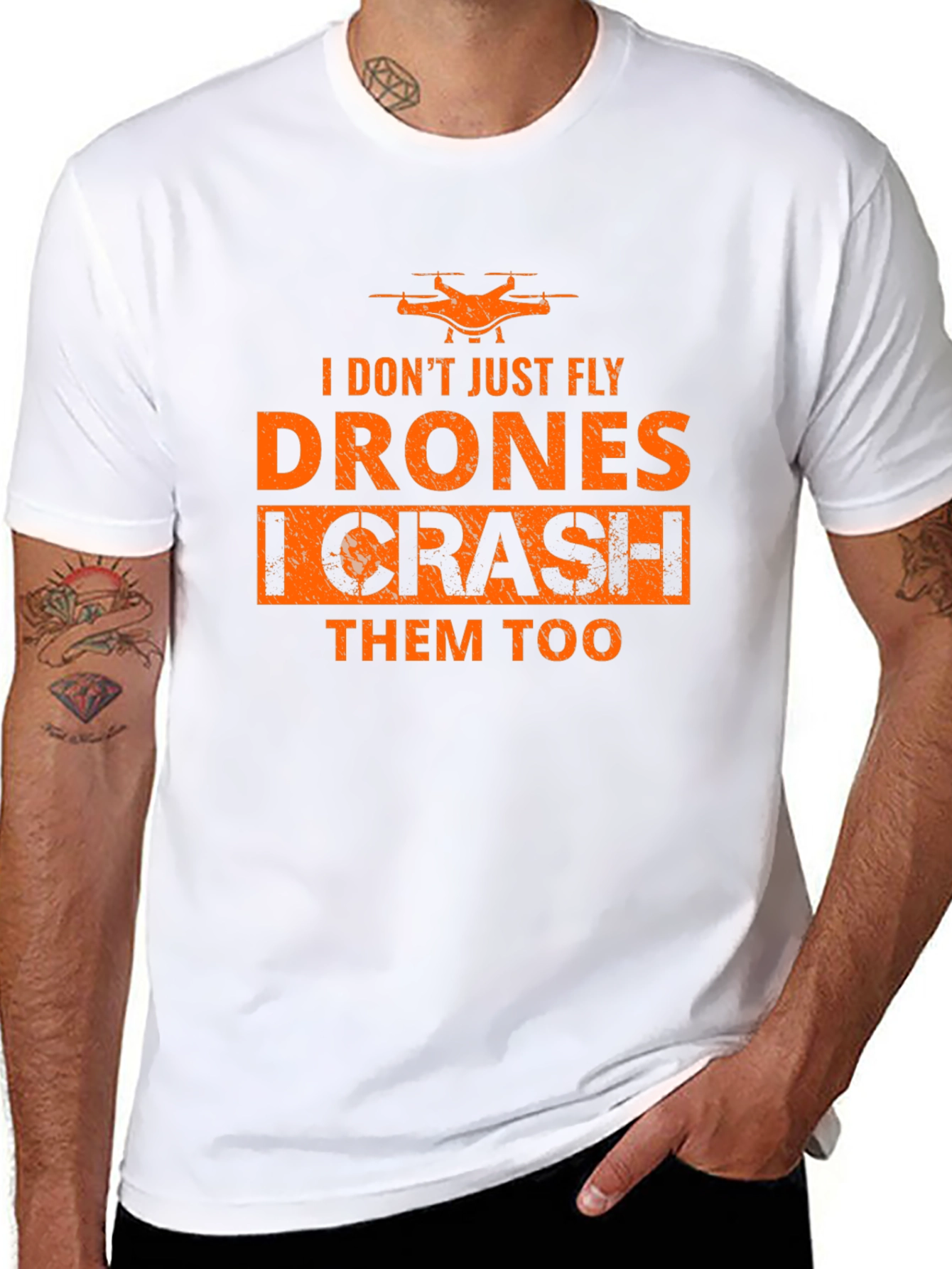 Drone Pilot T-Shirt - Fly & Crash Drones!