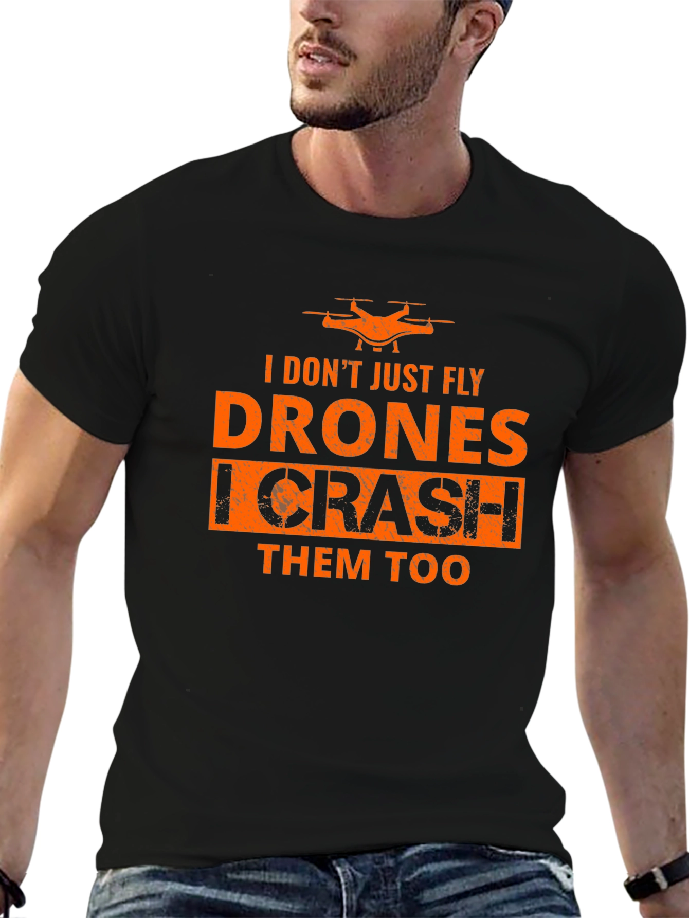 Drone Pilot T-Shirt - Fly & Crash Drones!