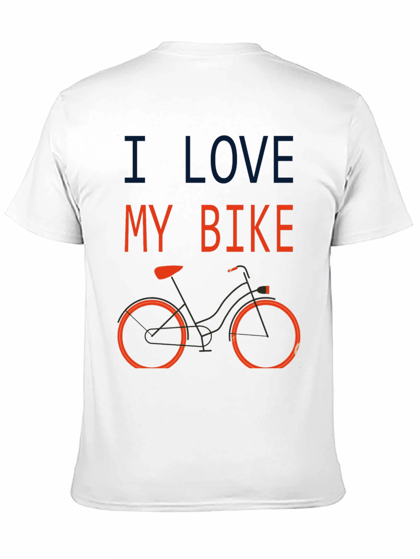 I Love My Bike Graphic T-Shirt - Black