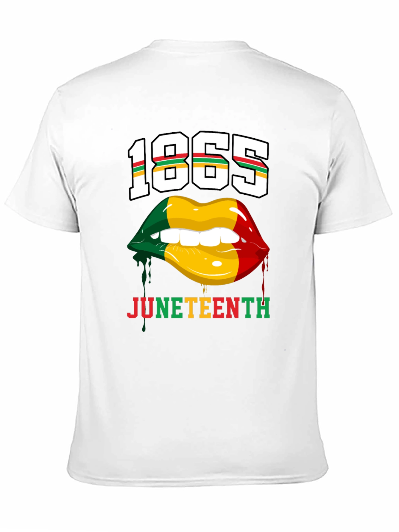 Juneteenth 1865 Lips Graphic T-Shirt