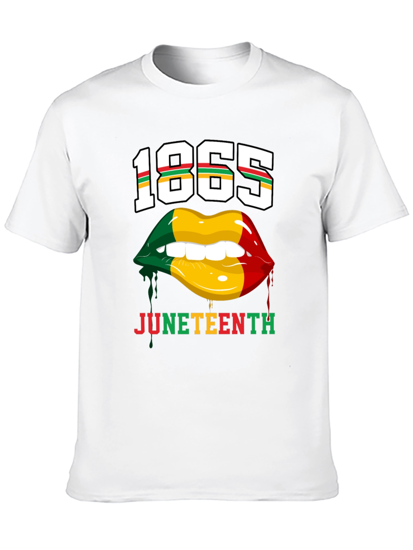 Juneteenth 1865 Lips Graphic T-Shirt