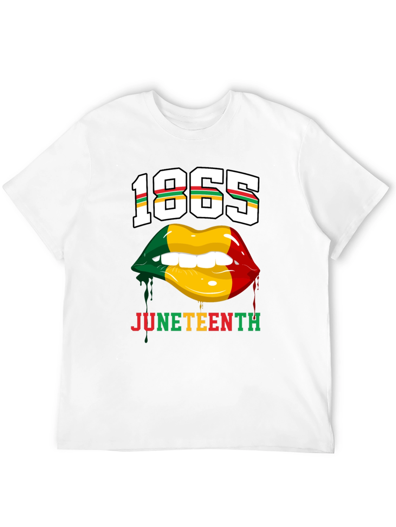 Juneteenth 1865 Lips Graphic T-Shirt