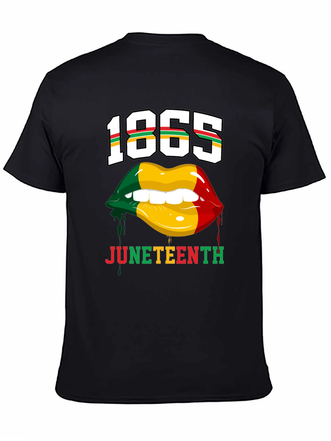 Juneteenth 1865 Lips Graphic T-Shirt