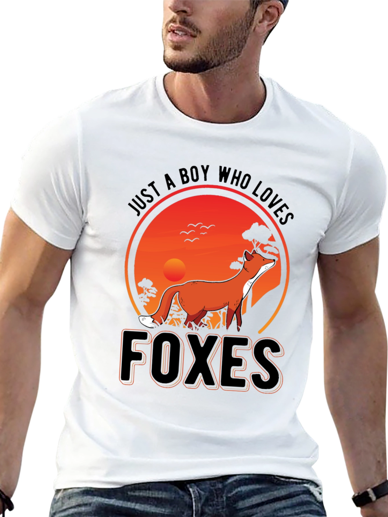 Just a Boy Who Loves Foxes T-Shirt
