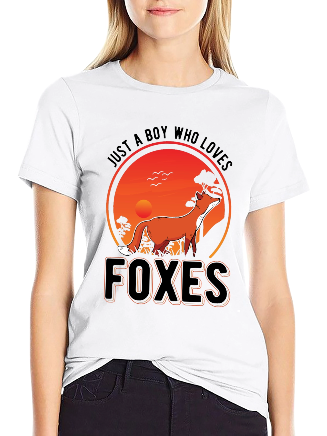 Just a Boy Who Loves Foxes T-Shirt