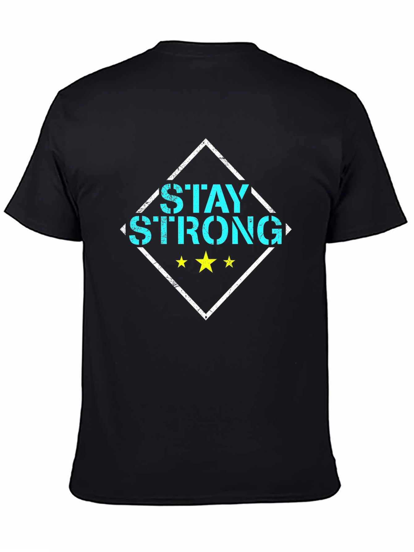 Stay Strong Graphic Tee - Black Unisex Shirt