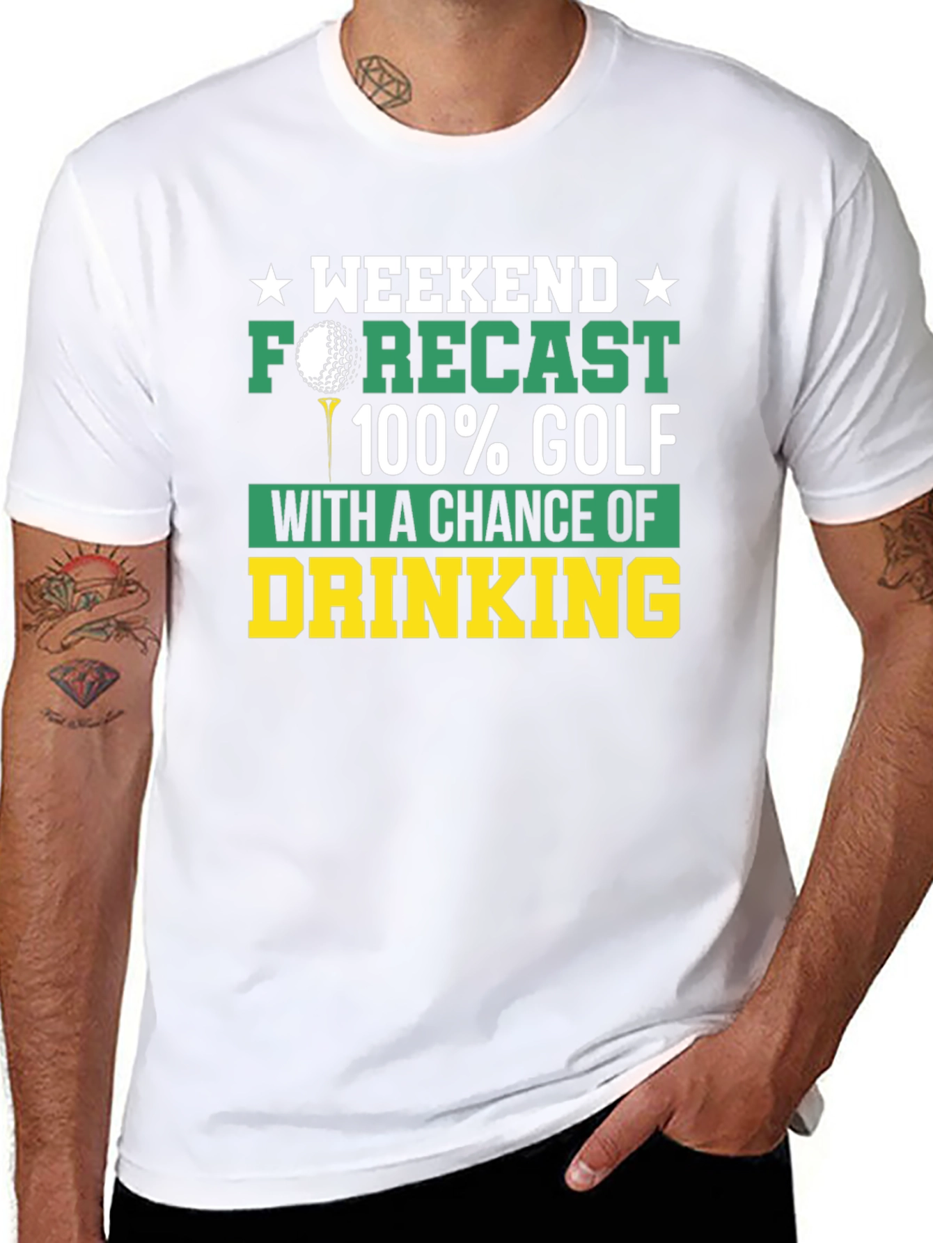 Weekend Forecast Golf T-Shirt